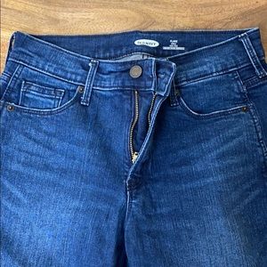 High Rise Flare Ankle Jeans